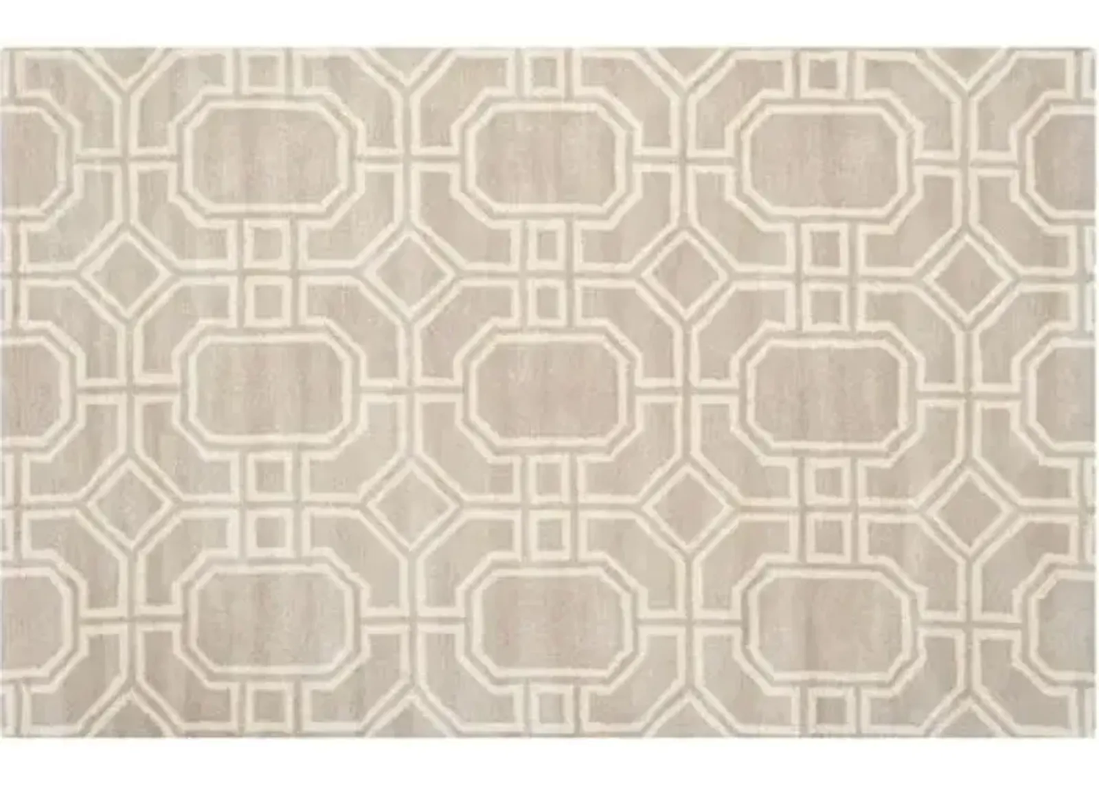 Brennan Rug - Gray/Ivory - Beige - Beige