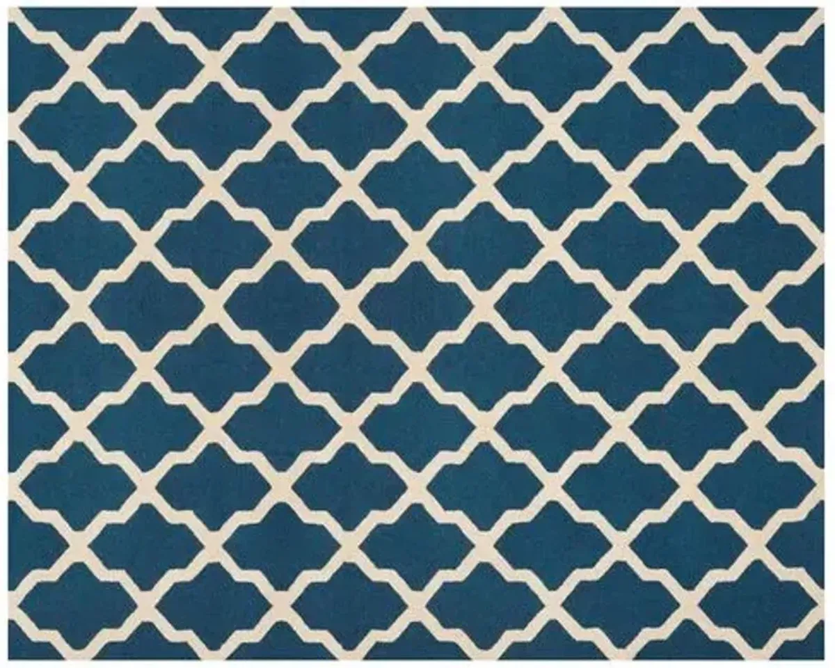 Mulberry Rug - Navy/Ivory - Blue - Blue