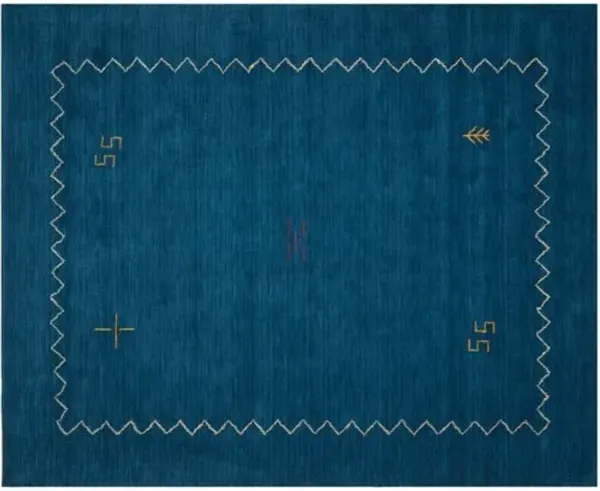 Beech Rug - Blue - Blue