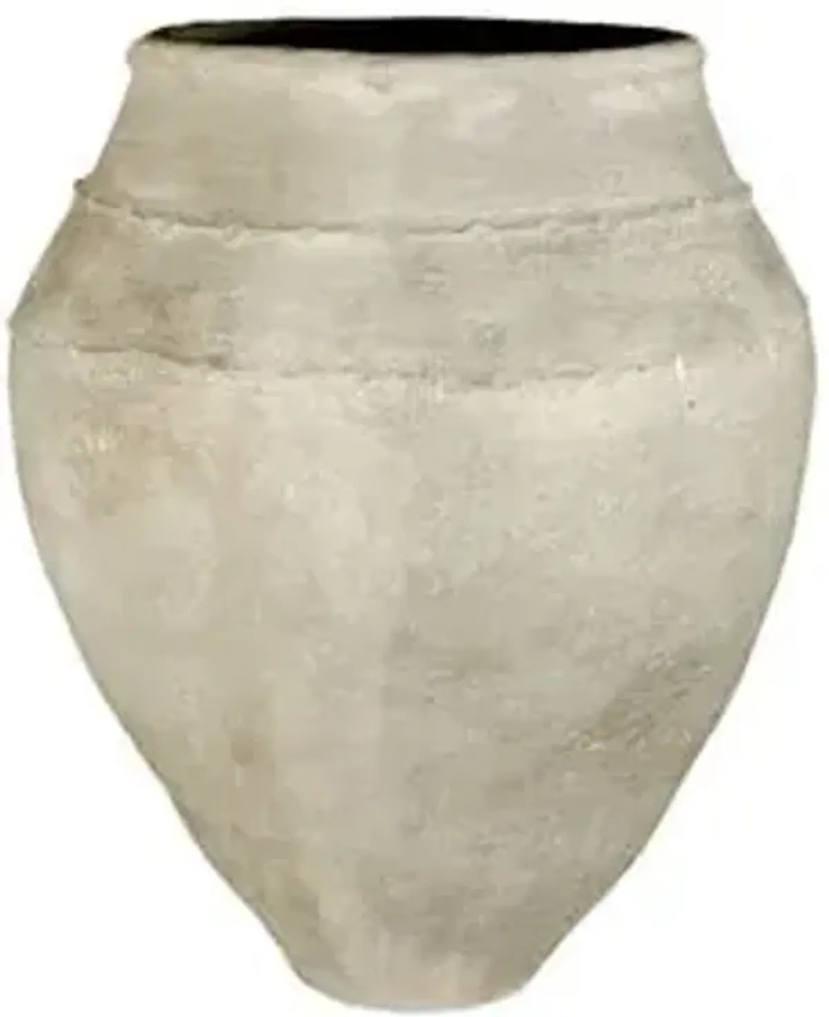 39" Sicilian Oil Outdoor Jar - Gray - Beige