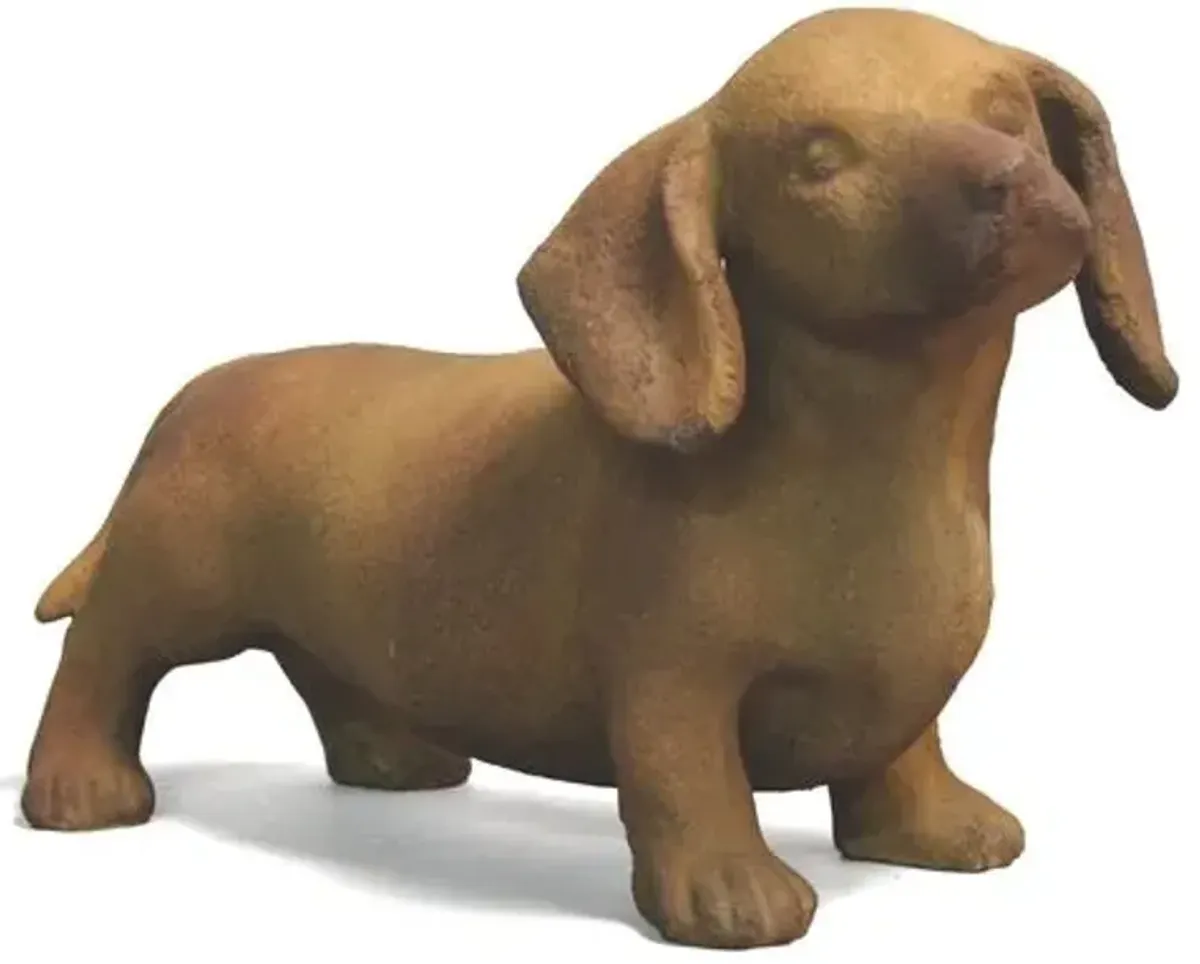 17" Dachshund - Sandstone - Brown