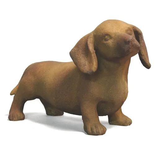 17" Dachshund - Sandstone - Brown