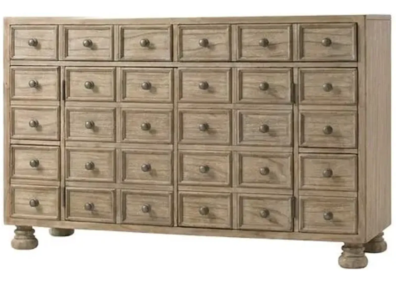 Brandon 58" Media Console - Driftwood - Beige