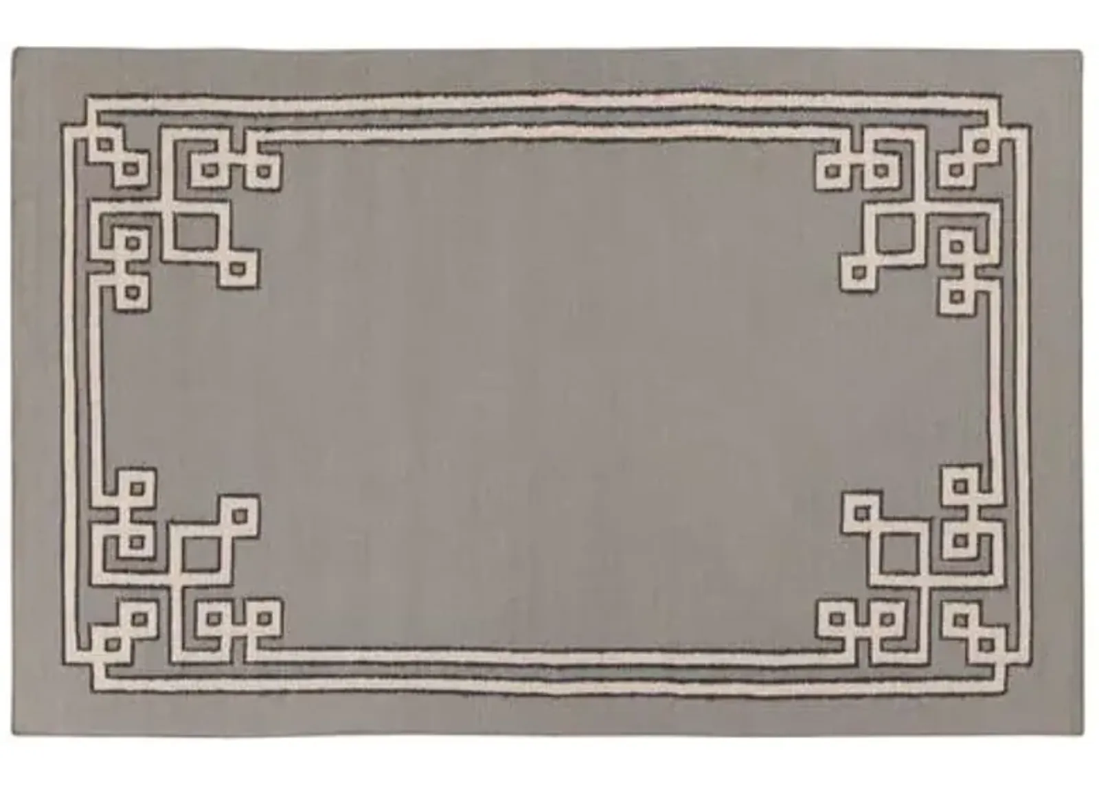 Alameda Flat-Weave Rug - Gray - Gray