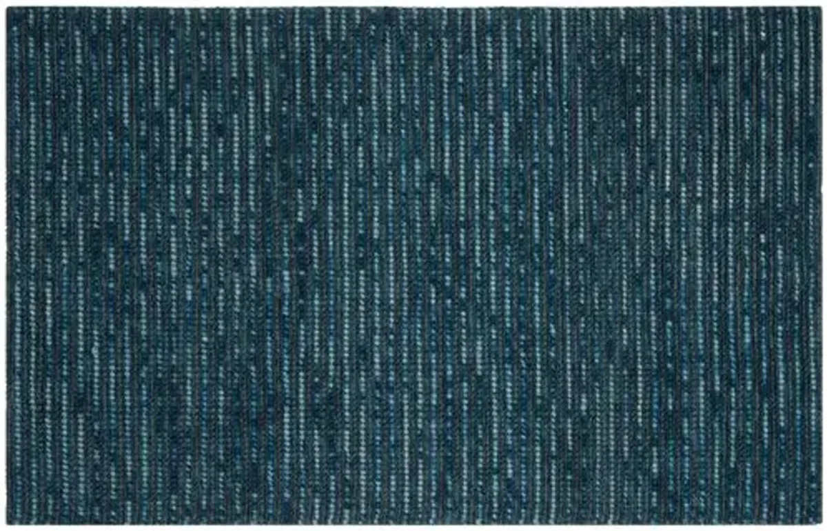 Sumner Jute-Blend Rug - Teal - Blue - Blue