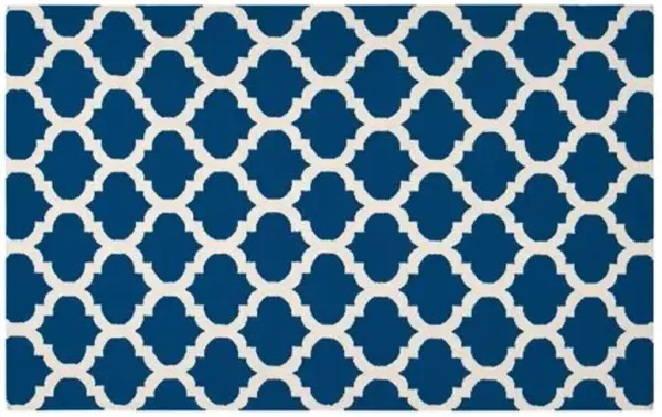 Frontier Rug - Navy/Beige - Blue - Blue