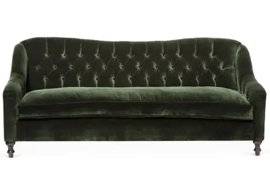 Waverly Tufted Sofa - Velvet - Kim Salmela - Handcrafted