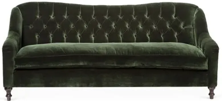 Waverly Tufted Sofa - Velvet - Kim Salmela - Handcrafted