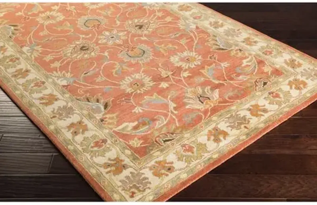 Dina Rug - Red Clay - Beige - Beige