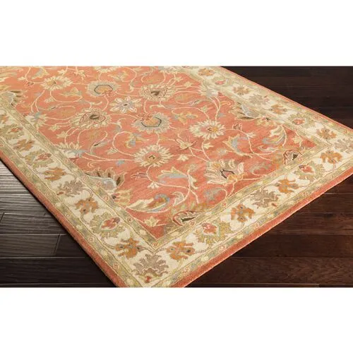 Dina Rug - Red Clay - Beige - Beige