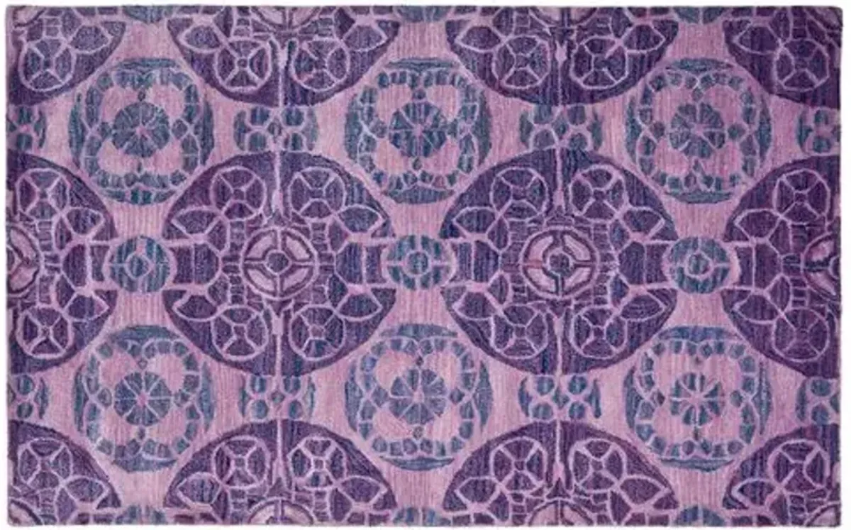 Bleeker Rug - Purple - Purple