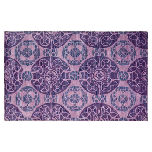 Bleeker Rug - Purple - Purple