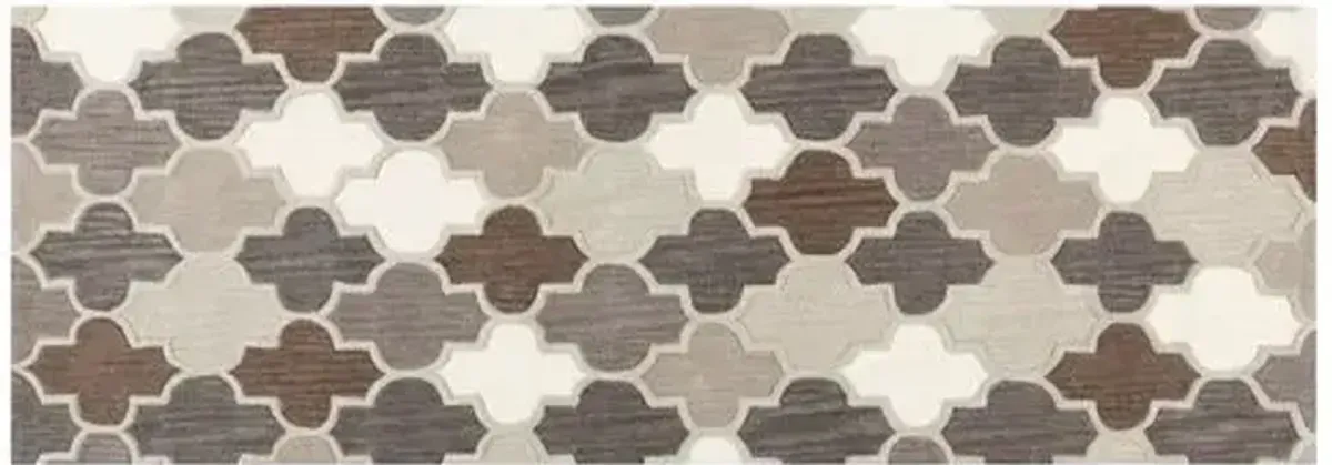 Hall Rug - Safari Tan - Gray - Gray