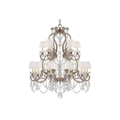 Ralph Lauren Home - Visual Comfort - Adrianna 18-Light Chandelier - Crystal - Gold