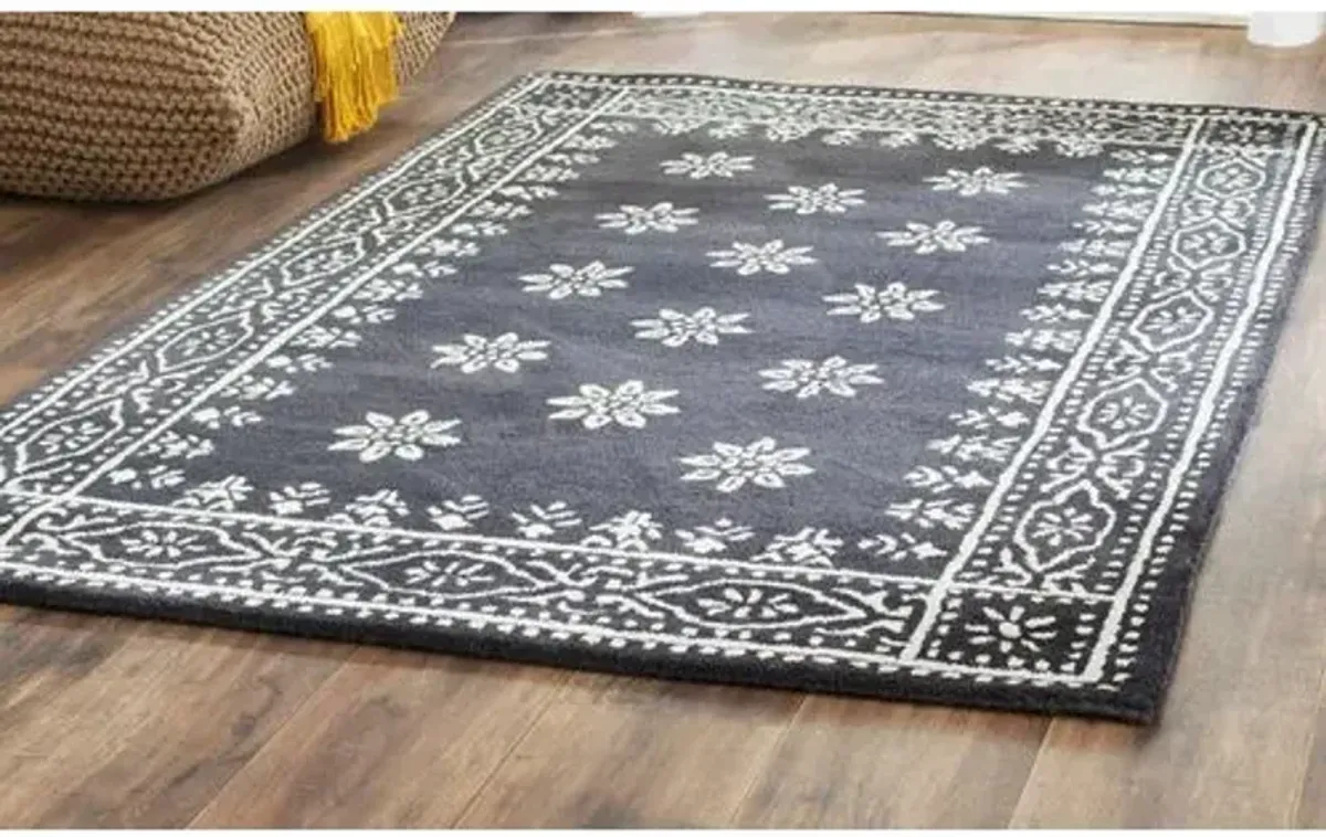 Martha Rug - Black - Black