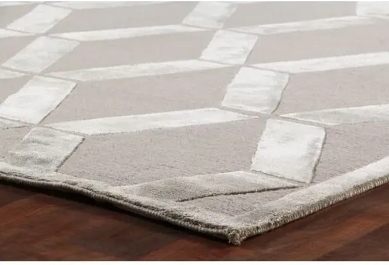 Metro Velvet Rug - Silver Gray - Exquisite Rugs - Gray