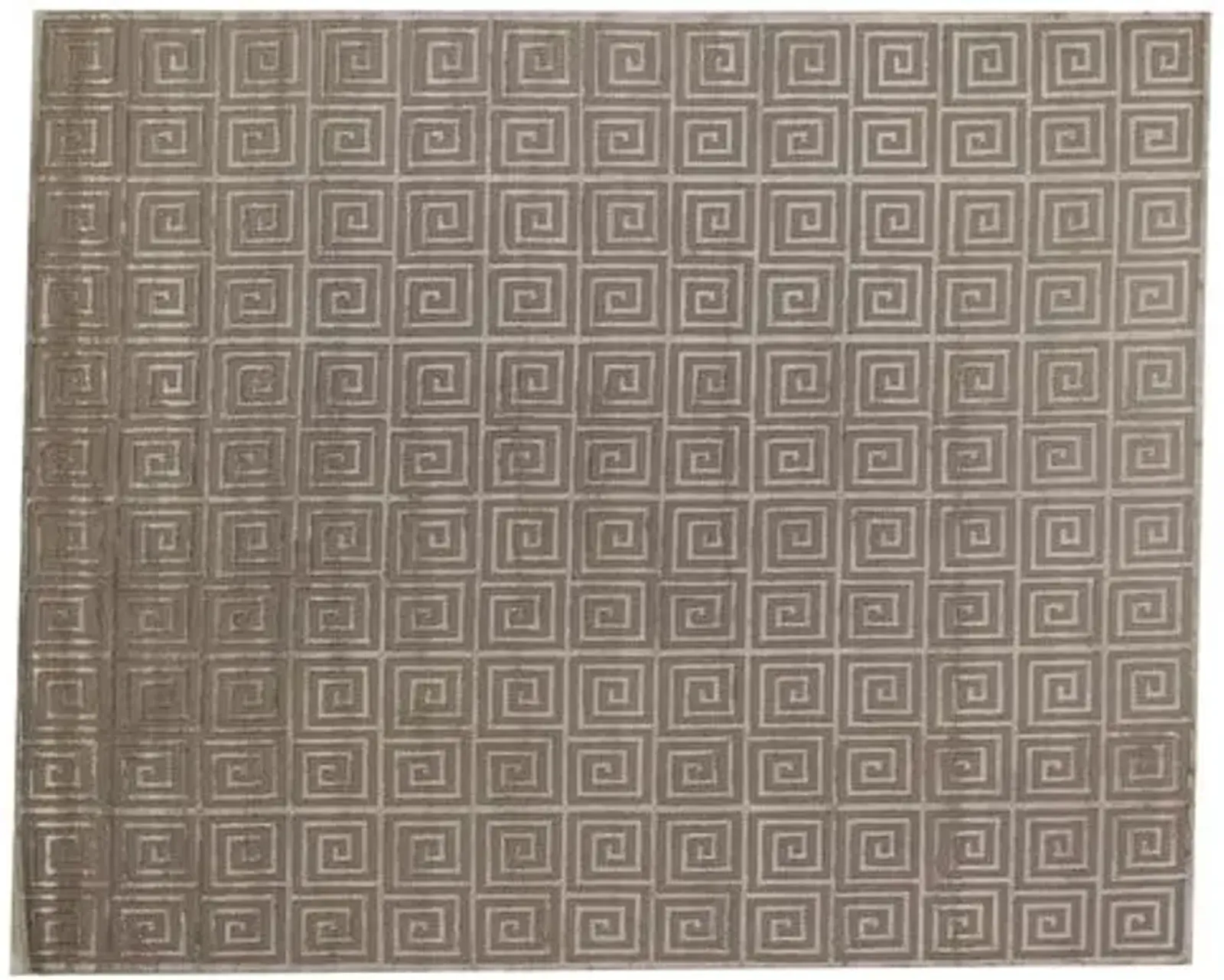 Greek Key Rug - Silver - Exquisite Rugs - Gray - Gray