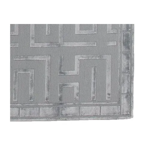 Velvet Maze Rug - Light Aqua - Exquisite Rugs - Gray - Gray