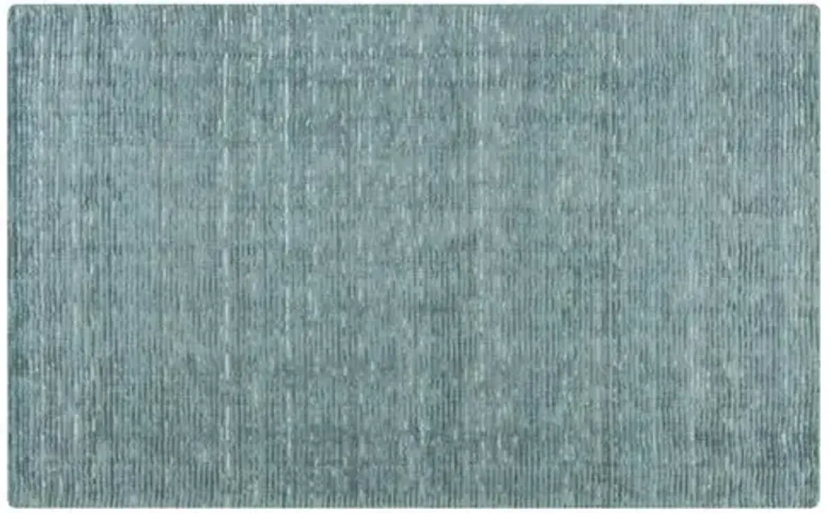 Laima Rug - Teal/Cameo Blue - Gray - Gray