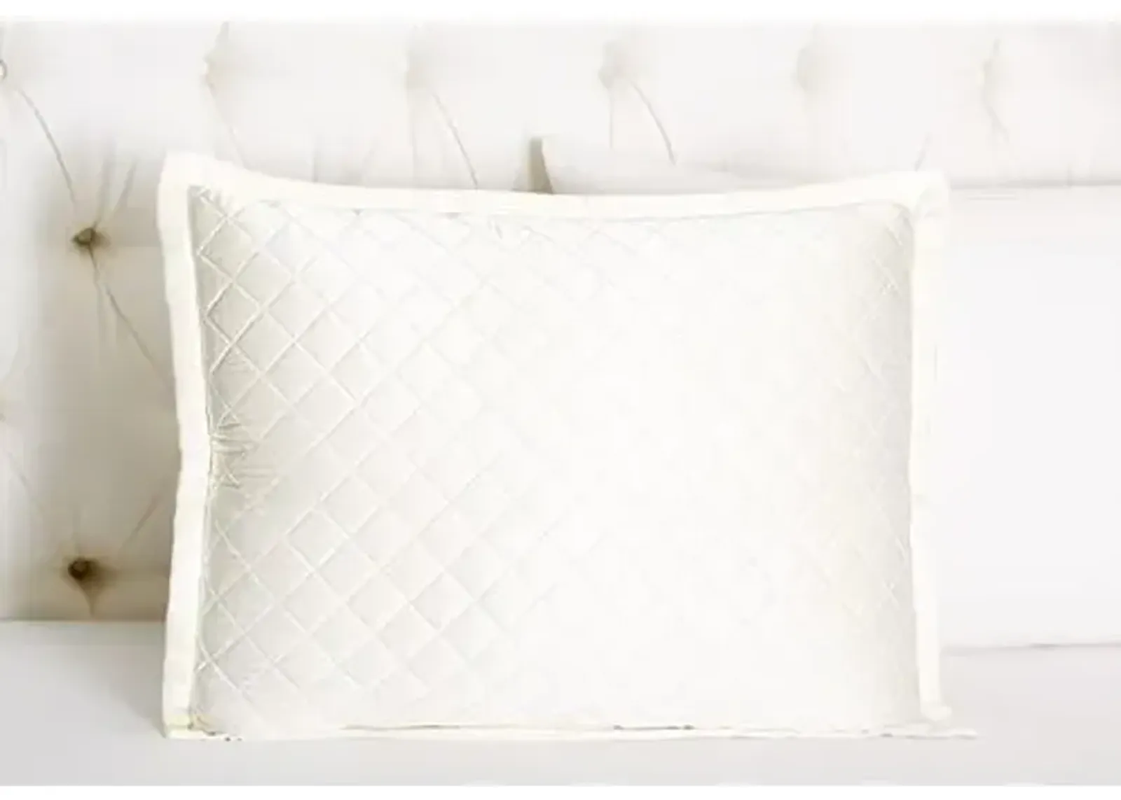 Quilted Sham - Kumi Kookoon - White