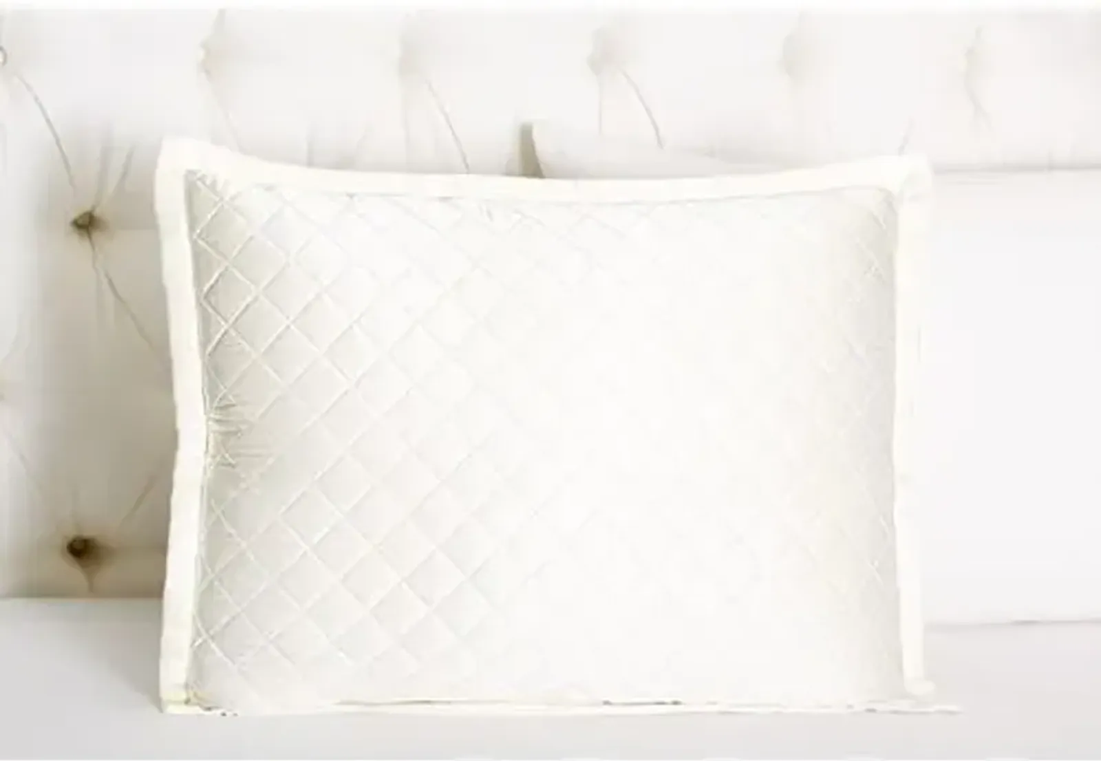 Quilted Sham - Kumi Kookoon - White