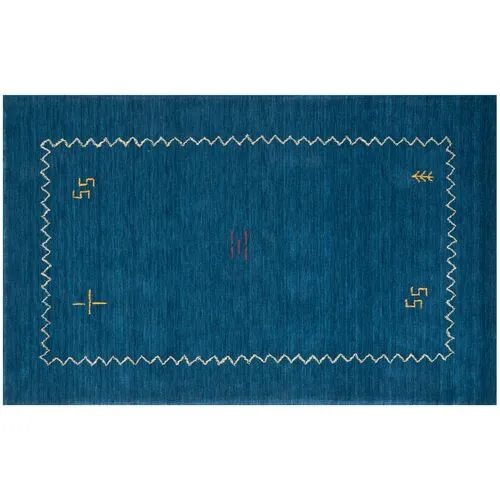 Beech Rug - Blue - Blue