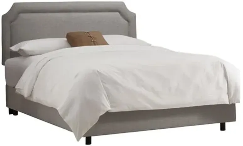 Morgan Bed - Handcrafted - Gray