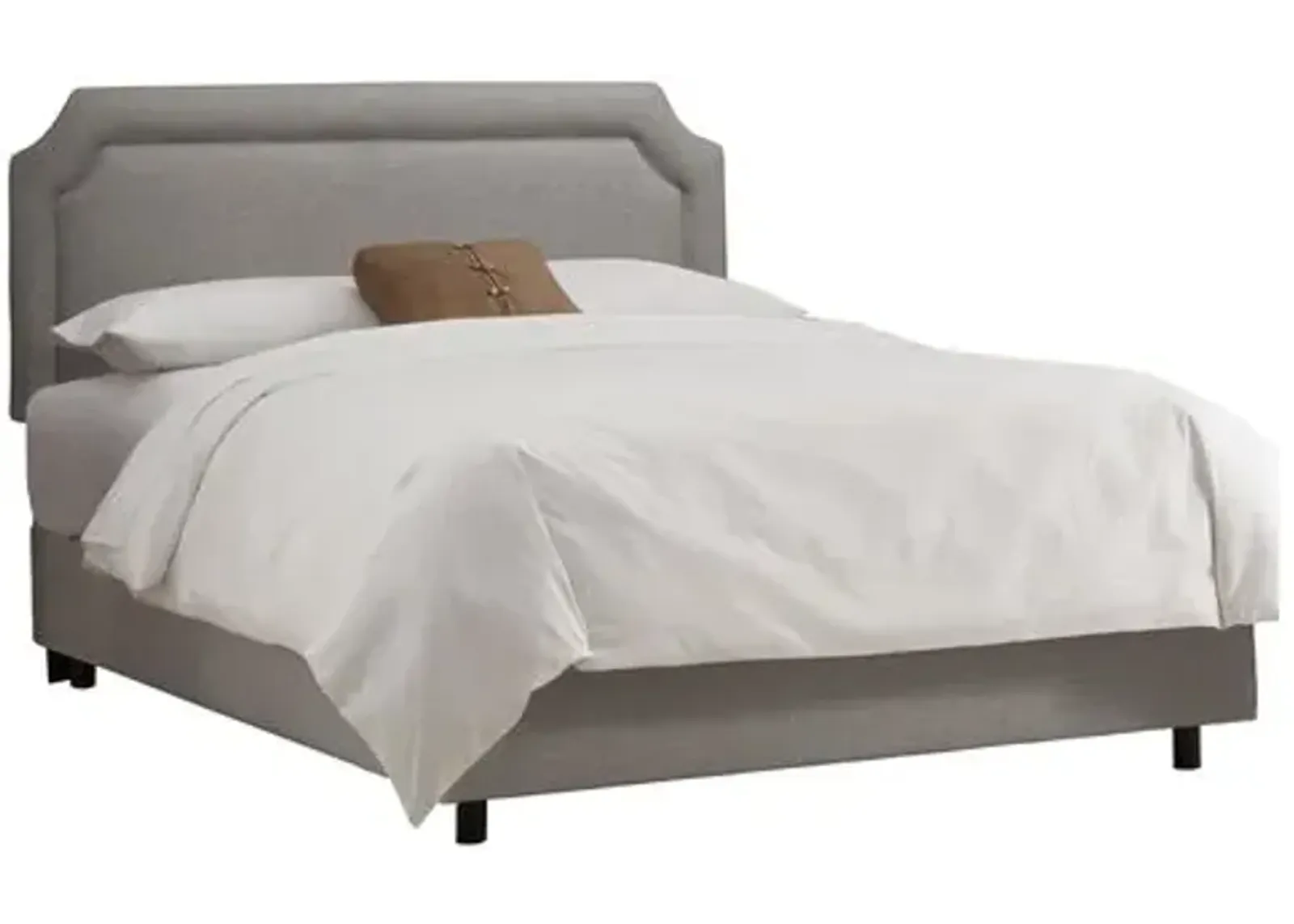 Morgan Bed - Handcrafted - Gray