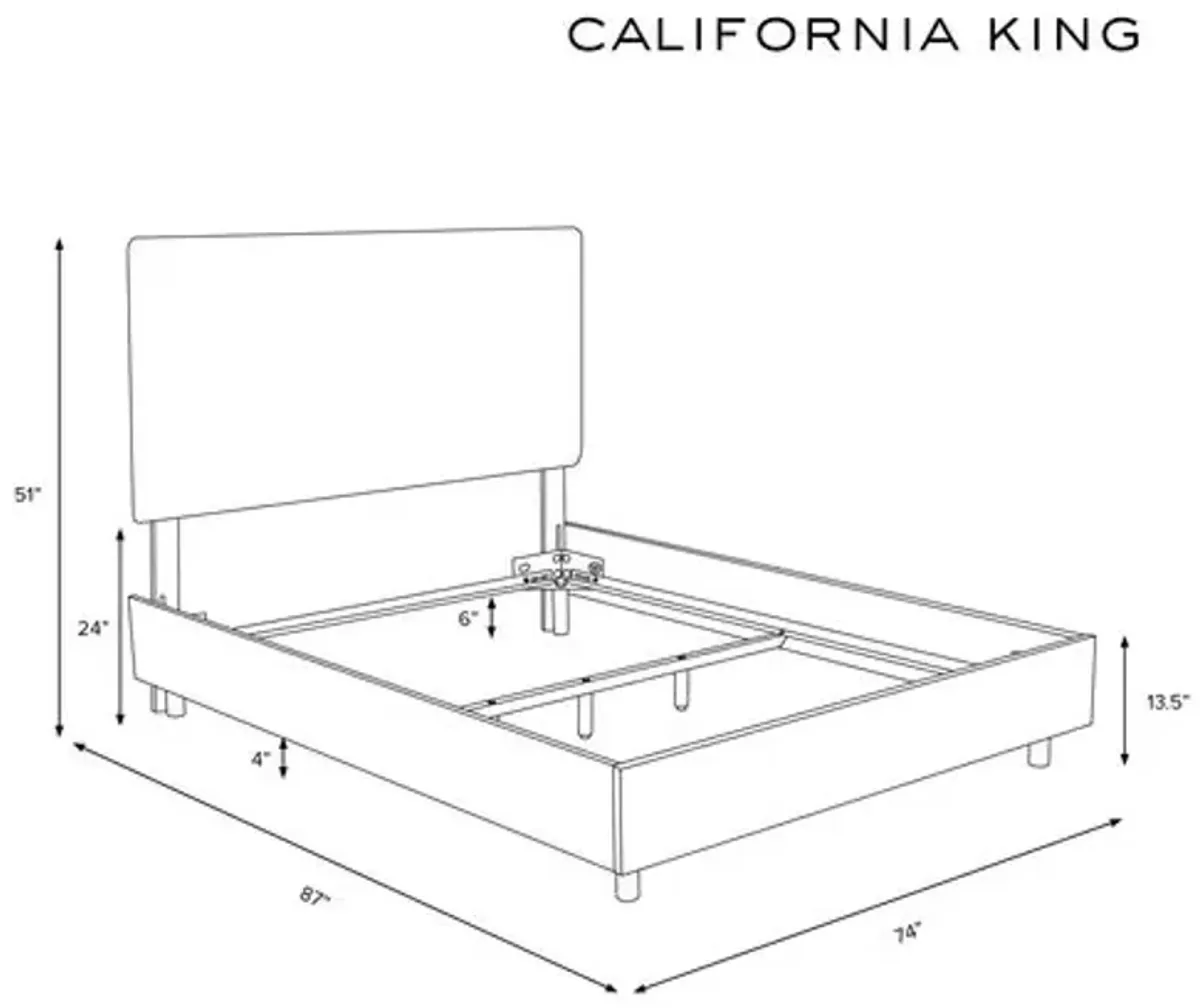 Morgan Bed - Handcrafted - Gray