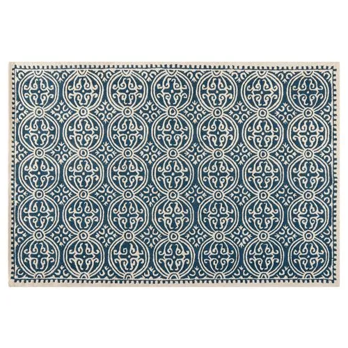 Jay Rug - Navy - Blue - Blue