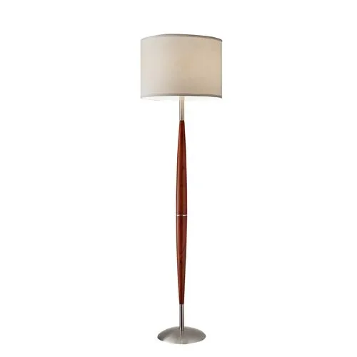 Harold Floor Lamp - Wood/Steel