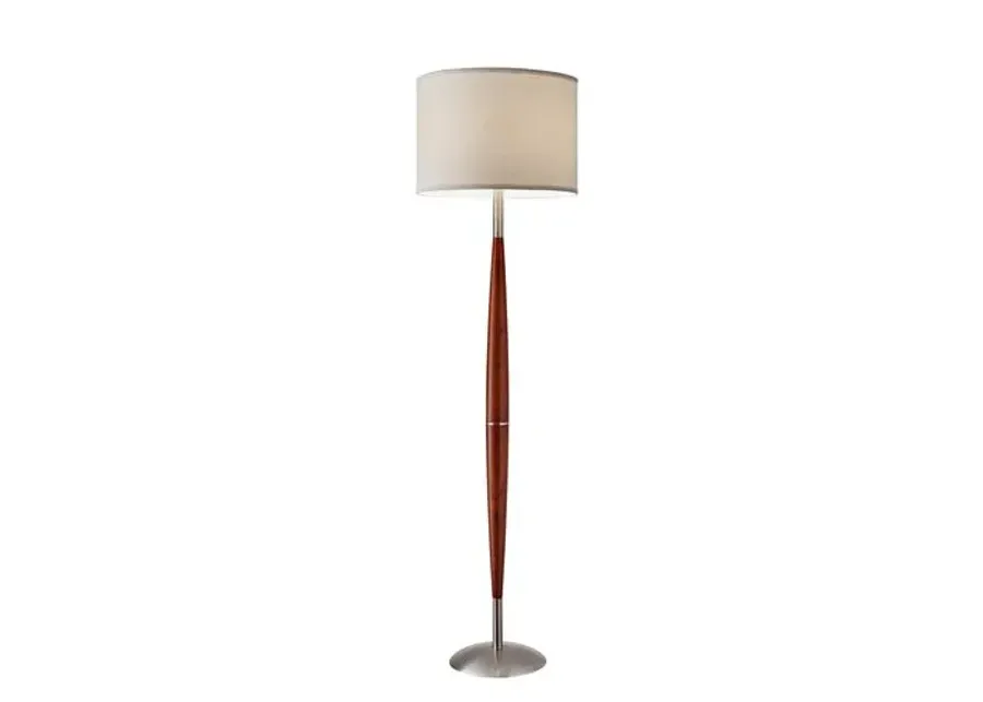 Harold Floor Lamp - Wood/Steel