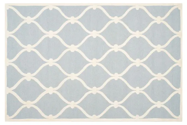 Chaz Rug - Blue/Ivory - Blue