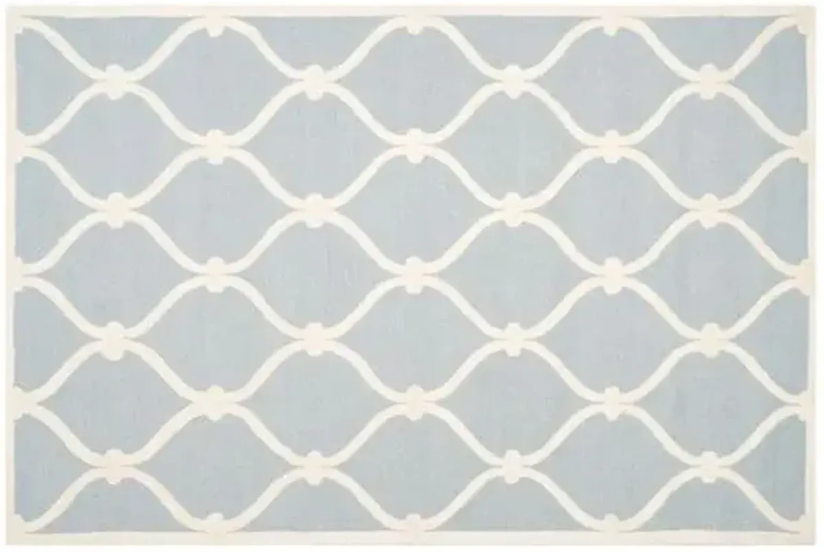 Chaz Rug - Blue/Ivory - Blue