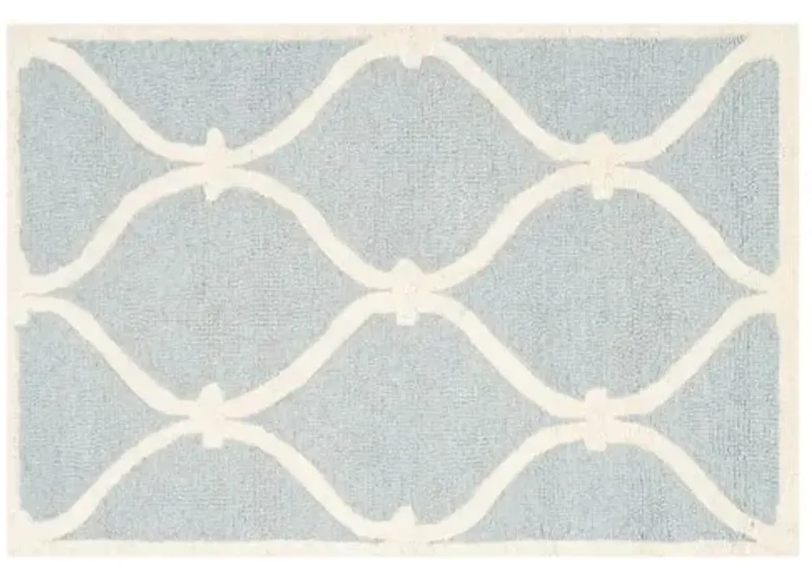 Chaz Rug - Blue/Ivory - Blue