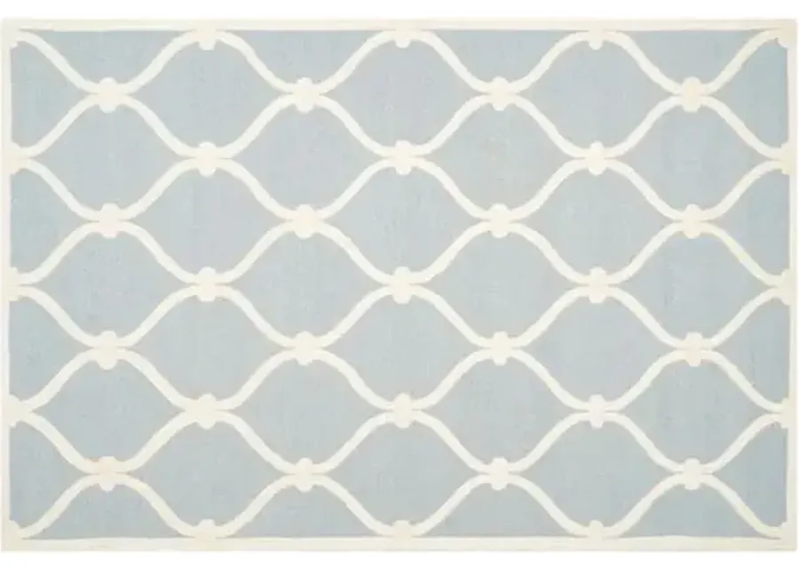 Chaz Rug - Blue/Ivory - Blue