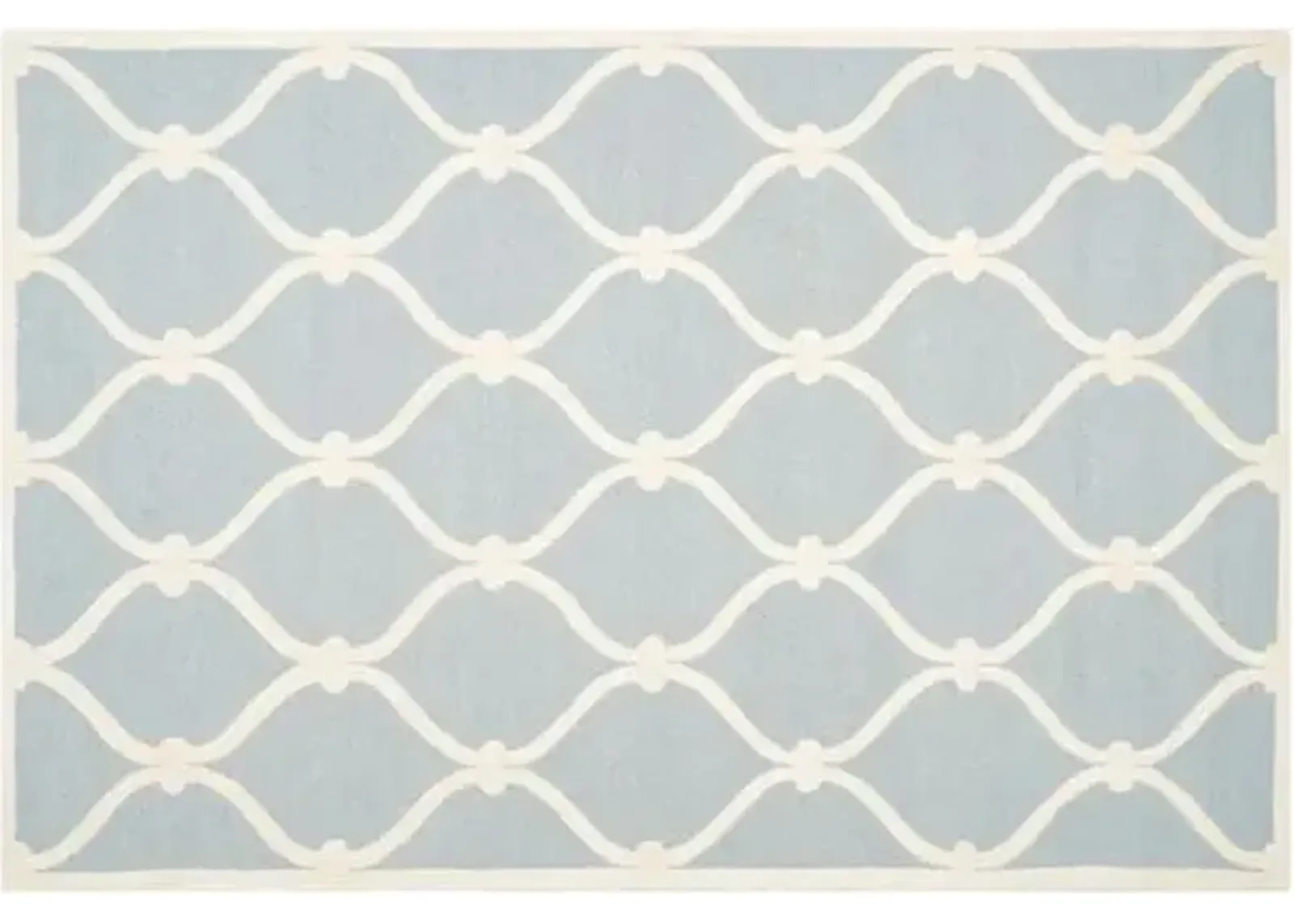 Chaz Rug - Blue/Ivory - Blue