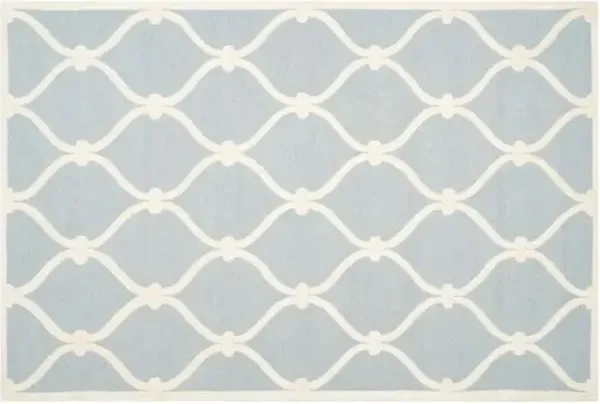 Chaz Rug - Blue/Ivory - Blue