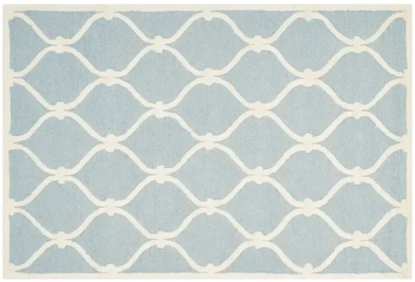 Chaz Rug - Blue/Ivory - Blue
