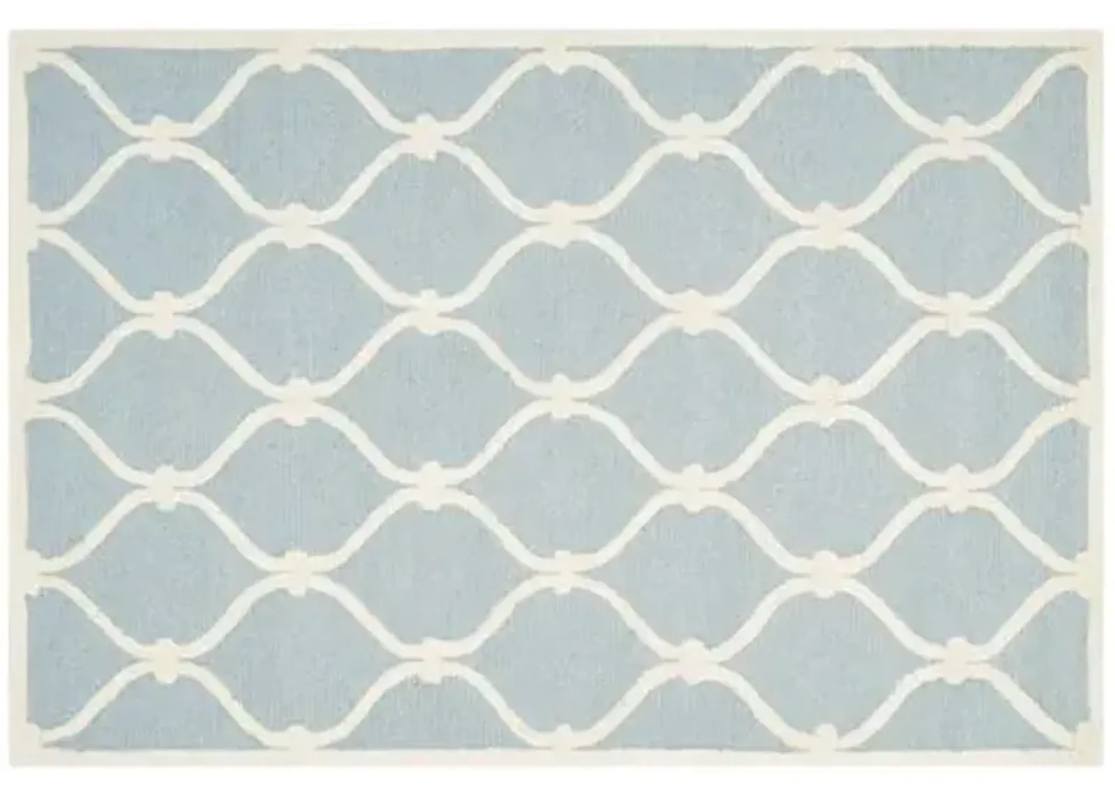 Chaz Rug - Blue/Ivory - Blue