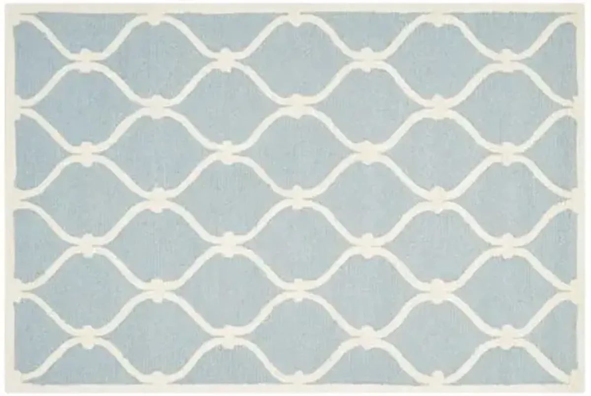 Chaz Rug - Blue/Ivory - Blue