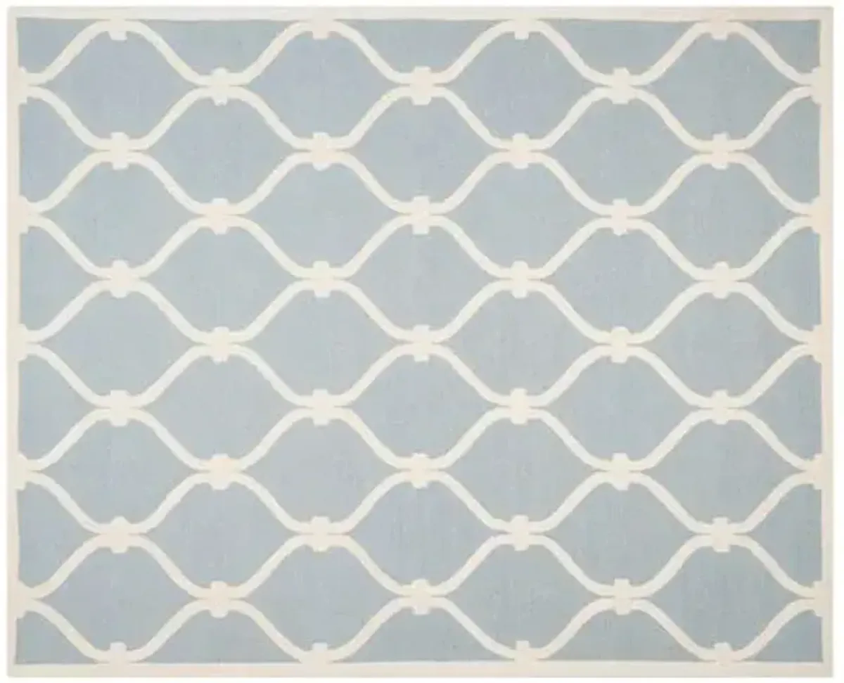 Chaz Rug - Blue/Ivory - Blue