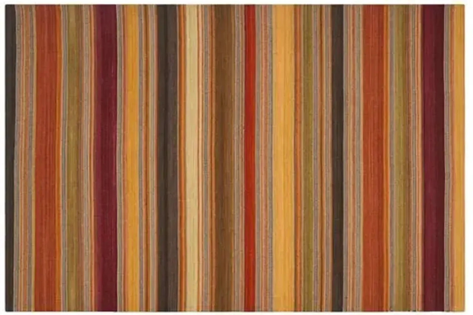 Sobral Flat-Weave Rug - Gold - Brown - Brown