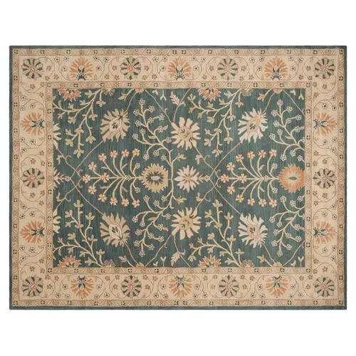 Raymond Rug - Blue/Light Gold - Blue