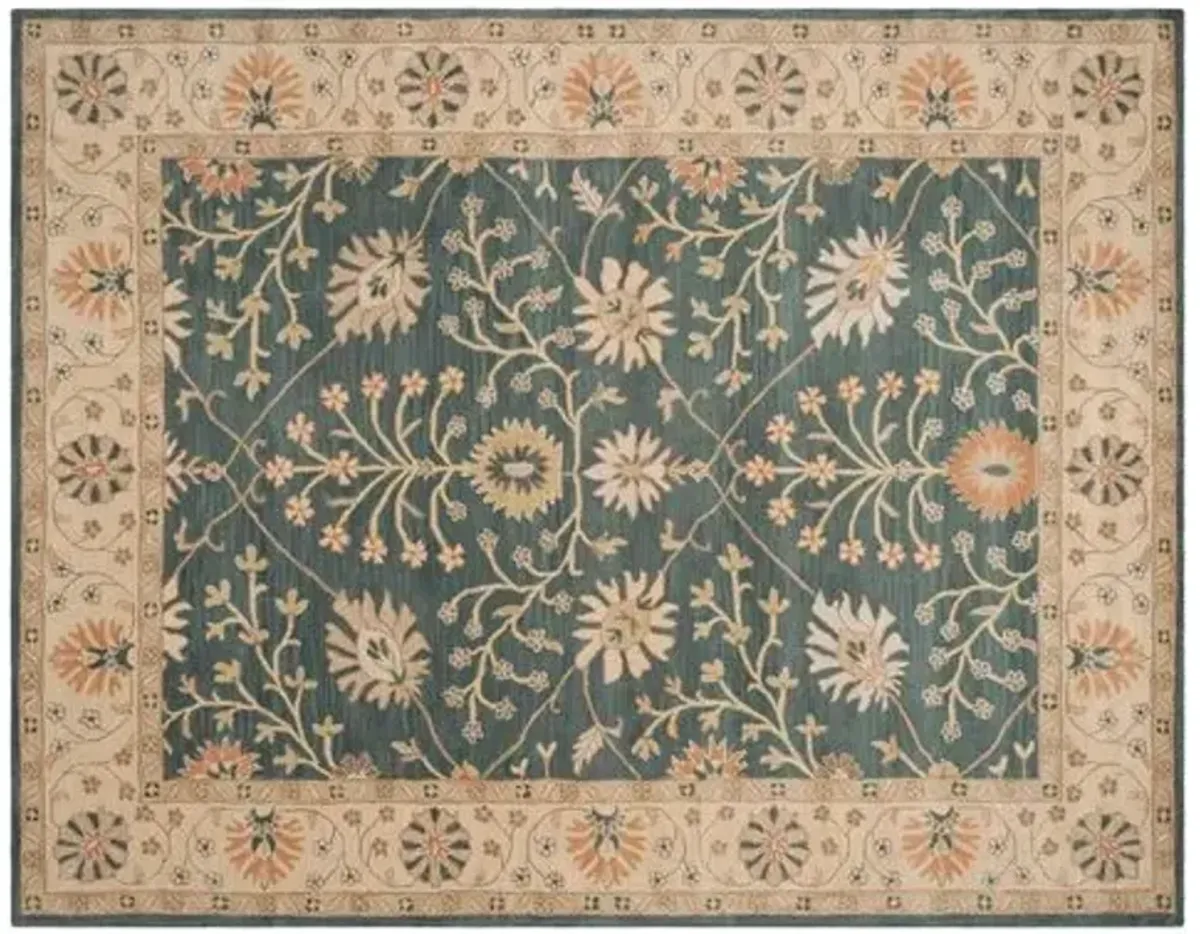 Raymond Rug - Blue/Light Gold - Blue