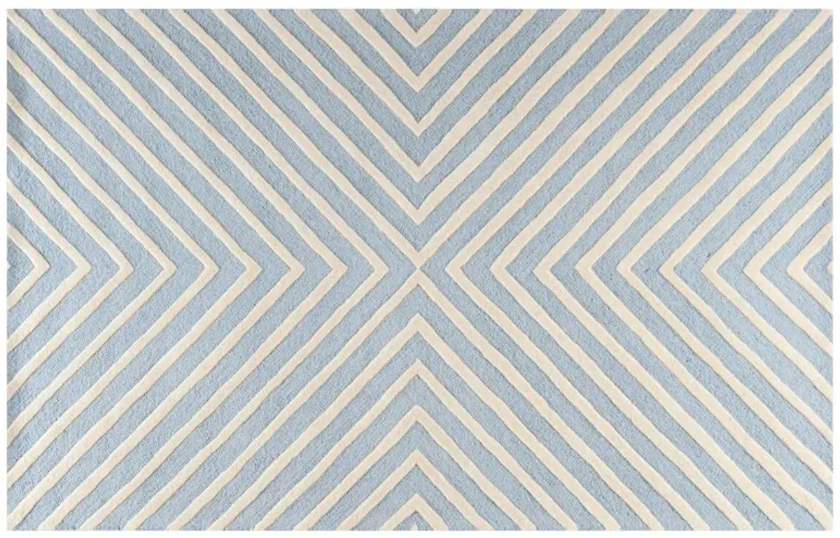 Yvaine Rug, Sky/Ivory