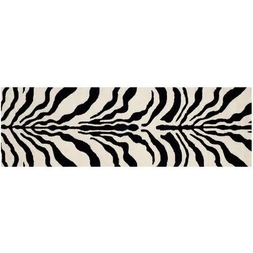 Kenzie Rug - Ivory/Black - Black