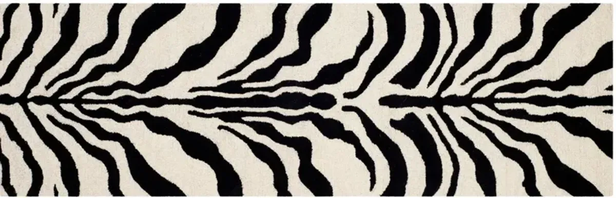 Kenzie Rug, Ivory/Black