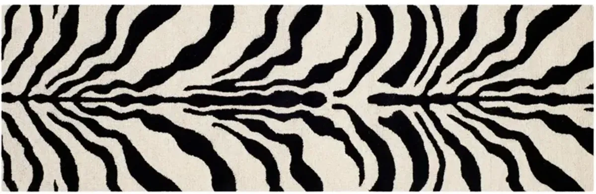 Kenzie Rug, Ivory/Black