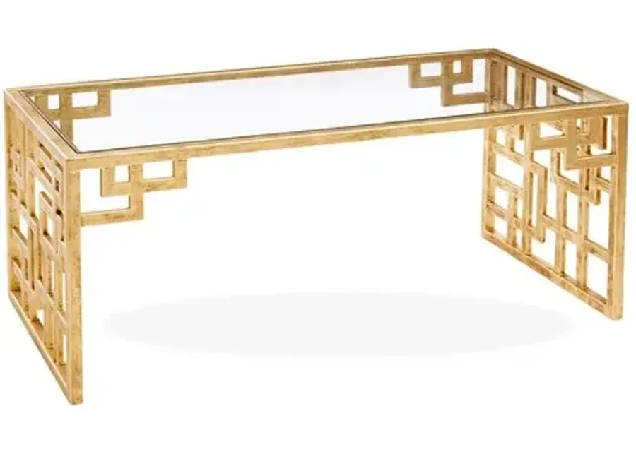 Page Coffee Table - Gold